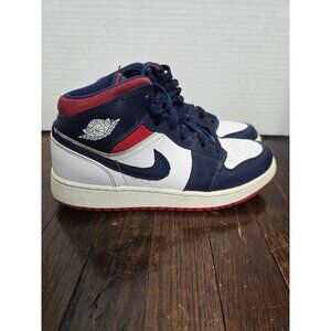 Nike Air Jordan 1 Mid SE Olympic USA Sneakers 5.5 Y
